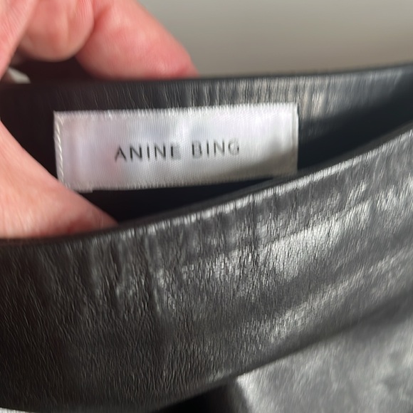 ANINE BING Julia leather skirt - Picture 10 of 11